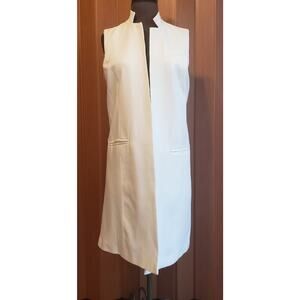 Mark. Size Medium White Duster Vest